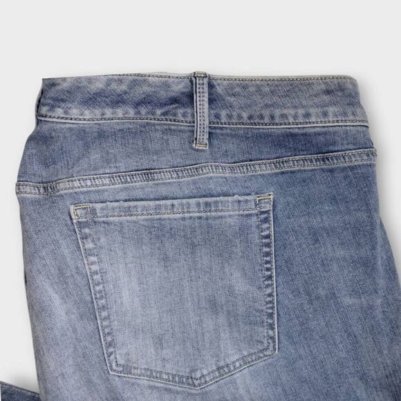 Torrid Womens Jeans Sz 28 Distressed Crop‎ Boyfriend Vintage Stretch Streetwear - Picture 8 of 14